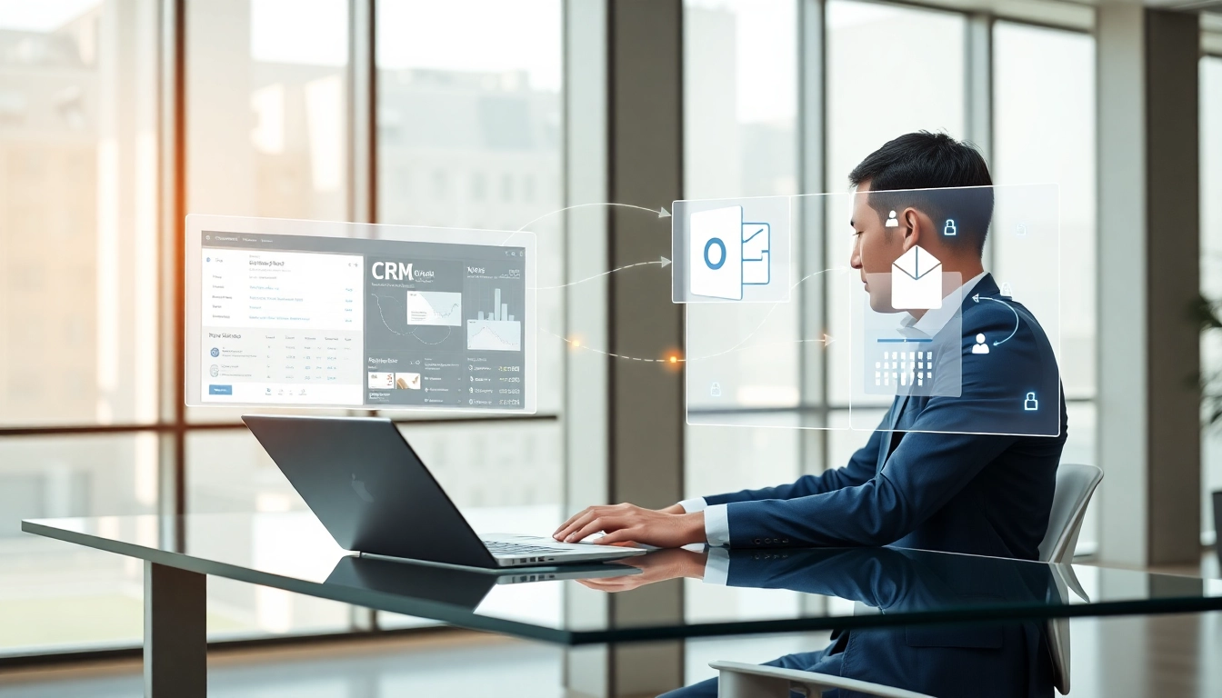 crm integration with microsoft outlook-title